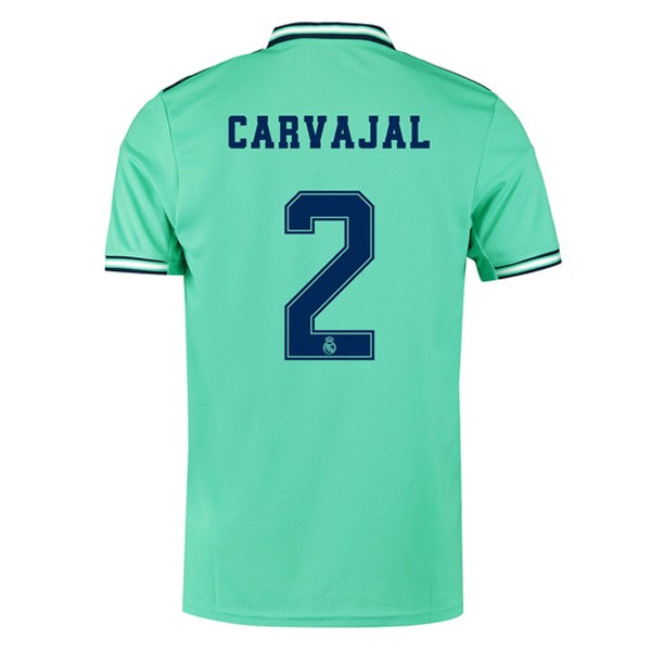 Camiseta Real Madrid NO.2 Carvajal Tercera equipación 2019-2020 Verde